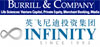 Burrill & Co., Infinity Group logos